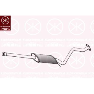 Vidurinis duslintuvas KLOKKERHOLM 31278655