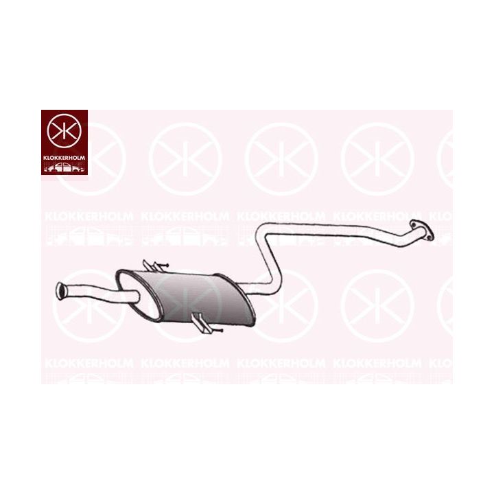 Vidurinis duslintuvas KLOKKERHOLM 31328658