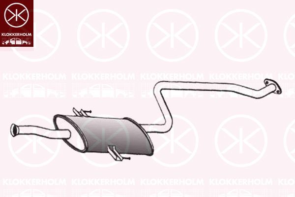 Vidurinis duslintuvas KLOKKERHOLM 31328658