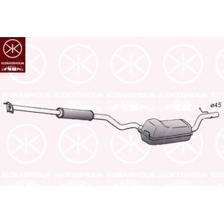 Vidurinis duslintuvas KLOKKERHOLM 34778649