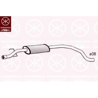 Vidurinis duslintuvas KLOKKERHOLM 50248631