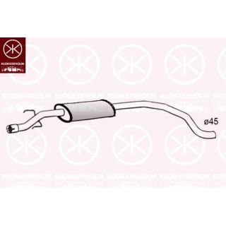 Vidurinis duslintuvas KLOKKERHOLM 50248652