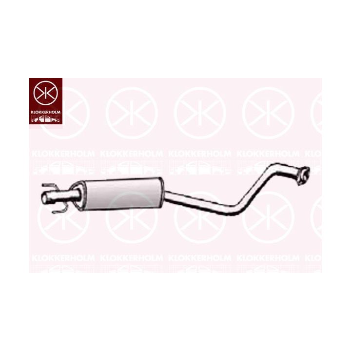 Vidurinis duslintuvas KLOKKERHOLM 50688655