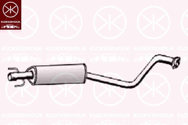 Vidurinis duslintuvas KLOKKERHOLM 50688655