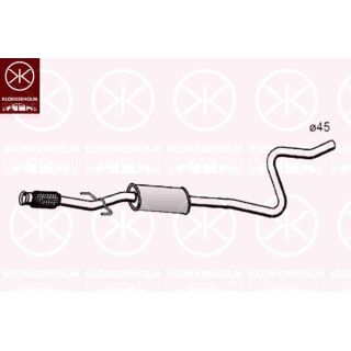 Vidurinis duslintuvas KLOKKERHOLM 55088665