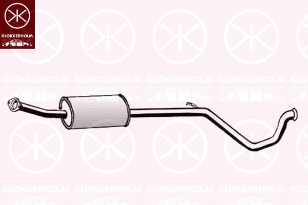 Vidurinis duslintuvas KLOKKERHOLM 55198658