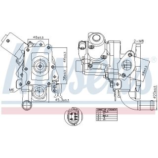 ERG vožtuvas NISSENS 98514