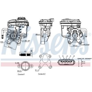 ERG vožtuvas NISSENS 98555