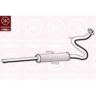 Vidurinis duslintuvas KLOKKERHOLM 81558651