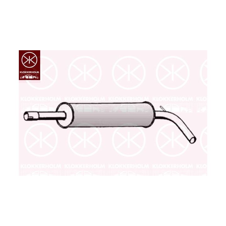 Vidurinis duslintuvas KLOKKERHOLM 95068651