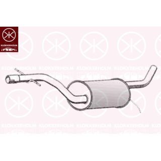 Vidurinis duslintuvas KLOKKERHOLM 95338655