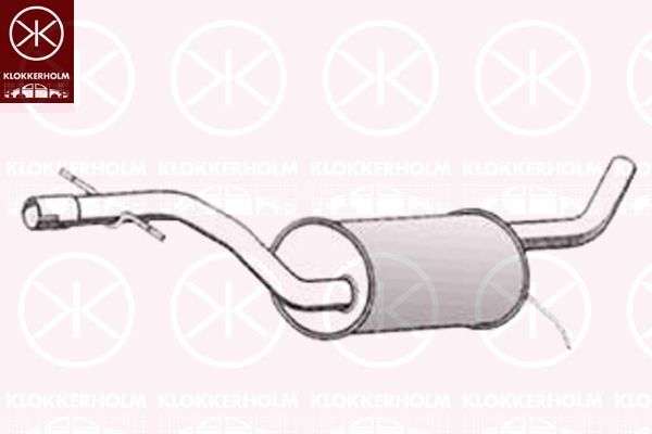 Vidurinis duslintuvas KLOKKERHOLM 95338655