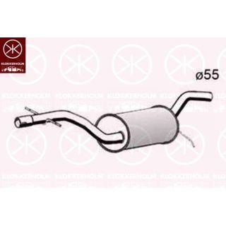 Vidurinis duslintuvas KLOKKERHOLM 95408651