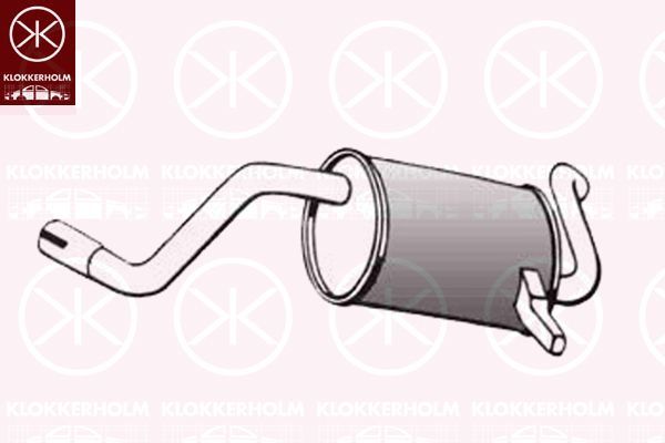 Galinis duslintuvas KLOKKERHOLM 60338671