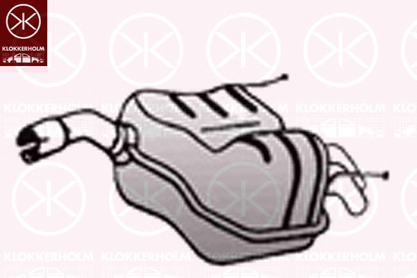 Galinis duslintuvas KLOKKERHOLM 65228671