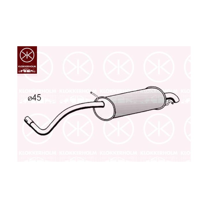 Galinis duslintuvas KLOKKERHOLM 66218671