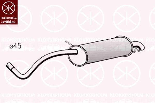 Galinis duslintuvas KLOKKERHOLM 66218671