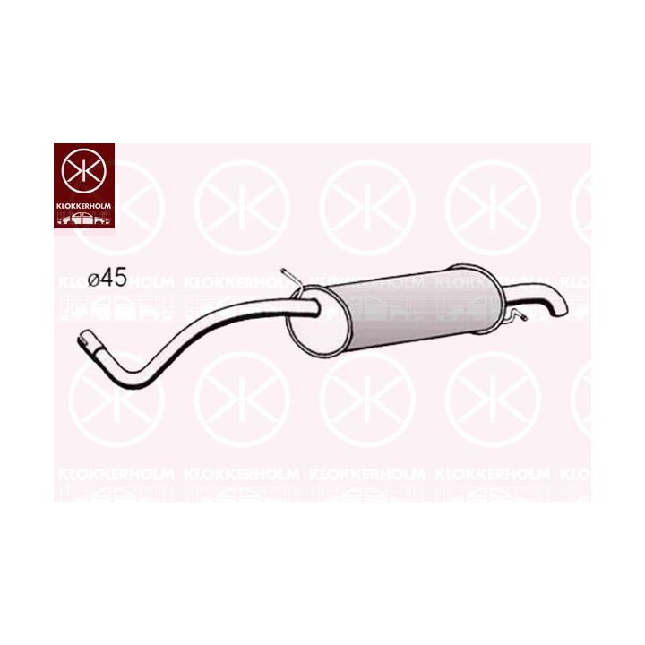 Galinis duslintuvas KLOKKERHOLM 95068682