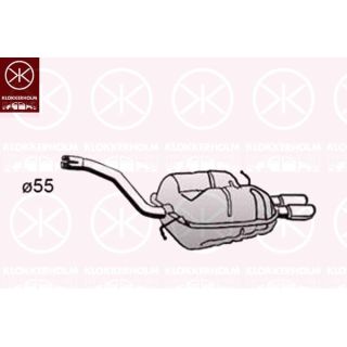 Galinis duslintuvas KLOKKERHOLM 95408681