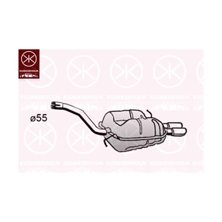 Galinis duslintuvas KLOKKERHOLM 95408681