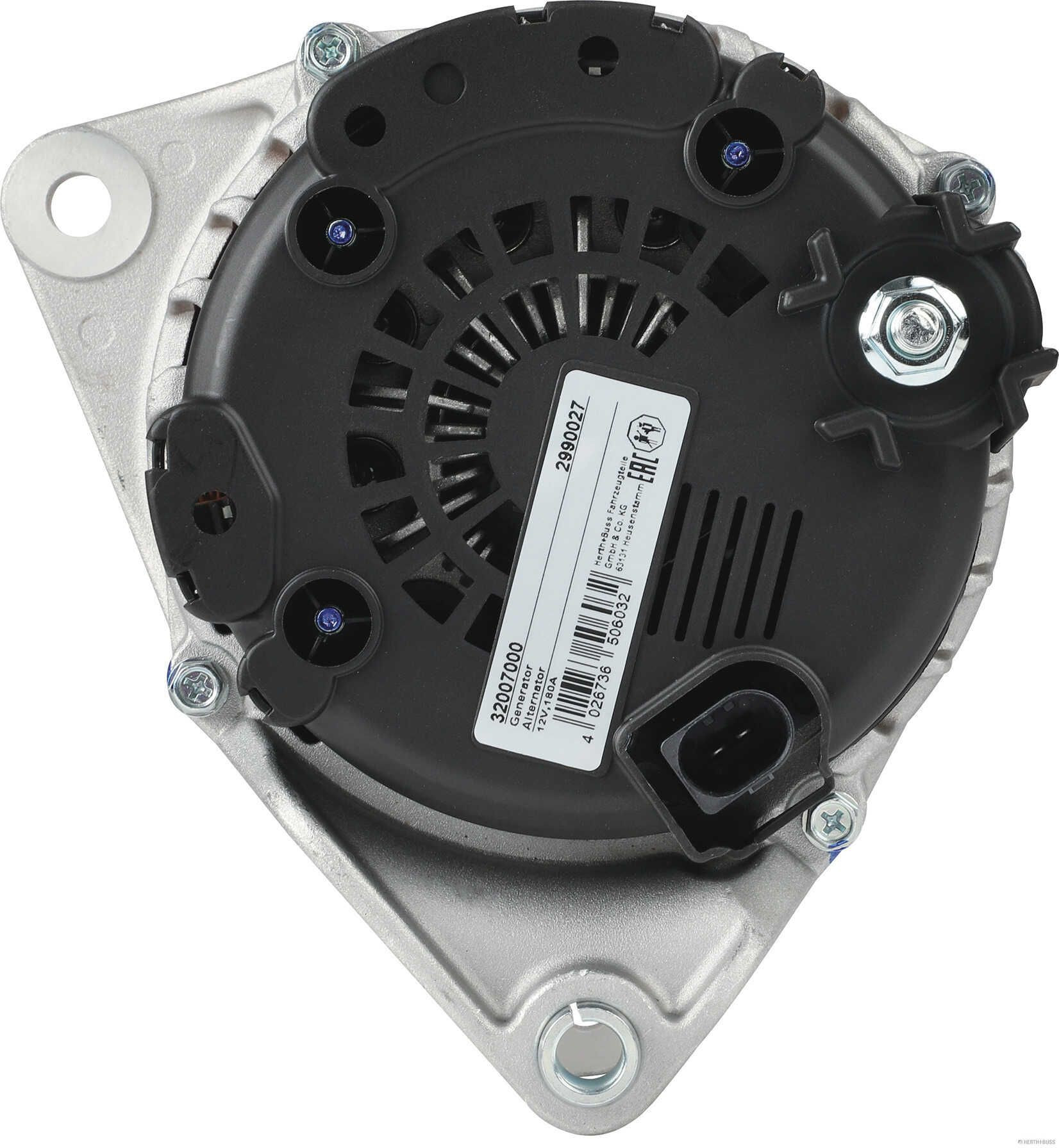 Kintamosios srovės generatorius HERTH+BUSS ELPARTS 32007000