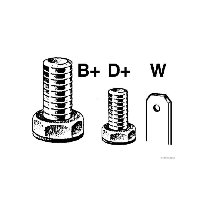 Kintamosios srovės generatorius HERTH+BUSS ELPARTS 32042031
