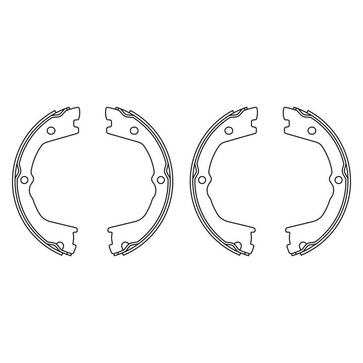 Stabdžių trinkelių komplektas, stovėjimo stabdis BOSCH F 026 008 022