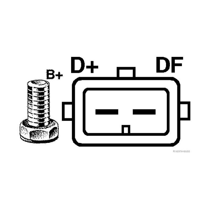 Kintamosios srovės generatorius HERTH+BUSS ELPARTS 32044681