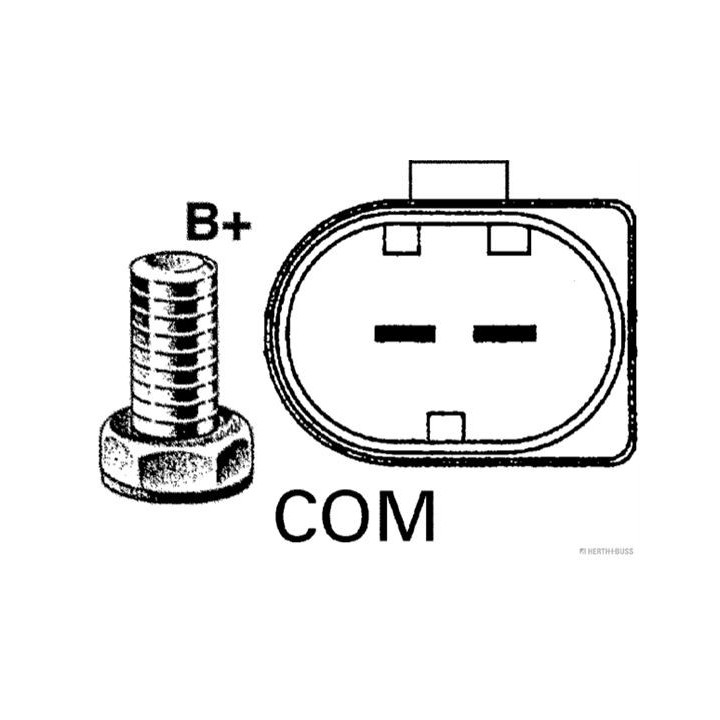 Kintamosios srovės generatorius HERTH+BUSS ELPARTS 32048040