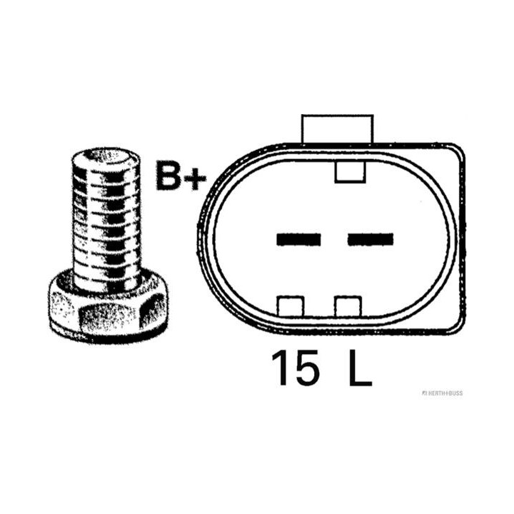 Kintamosios srovės generatorius HERTH+BUSS ELPARTS 32049950