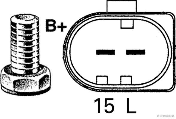 Kintamosios srovės generatorius HERTH+BUSS ELPARTS 32049950