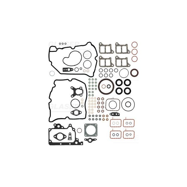 Visas tarpiklių komplektas, variklis GLASER S90438-00