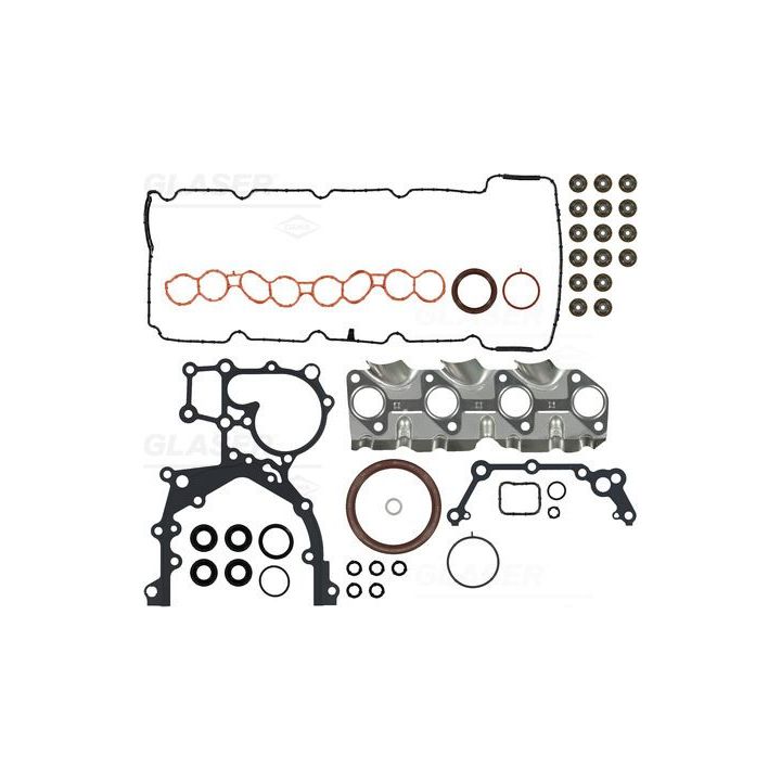 Visas tarpiklių komplektas, variklis GLASER S90455-01