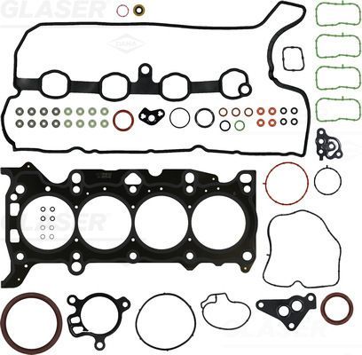 Visas tarpiklių komplektas, variklis GLASER S90463-00