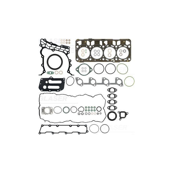 Visas tarpiklių komplektas, variklis GLASER S90489-00