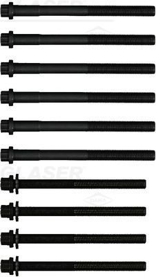 Varžtų kompl., cil. galvutės varžtai GLASER T85013-02