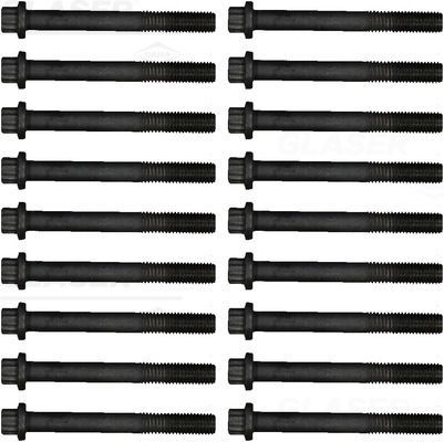 Varžtų kompl., cil. galvutės varžtai GLASER T85028-00