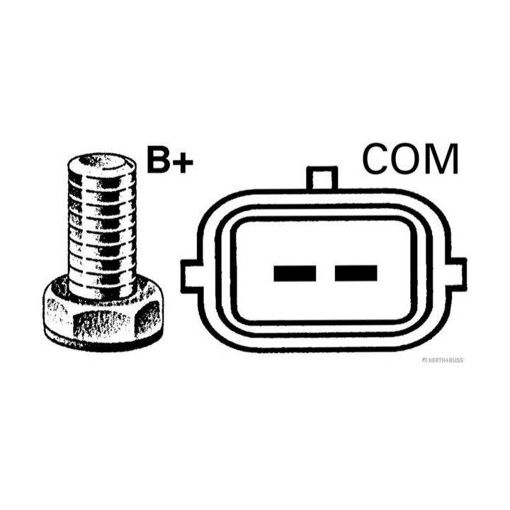 Kintamosios srovės generatorius HERTH+BUSS ELPARTS 32080800