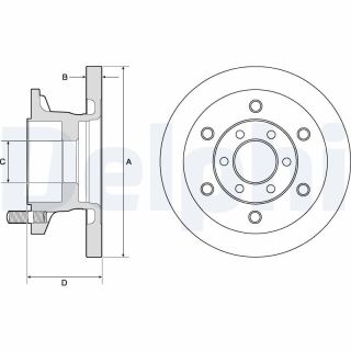 Stabdžių diskas DELPHI BG9911