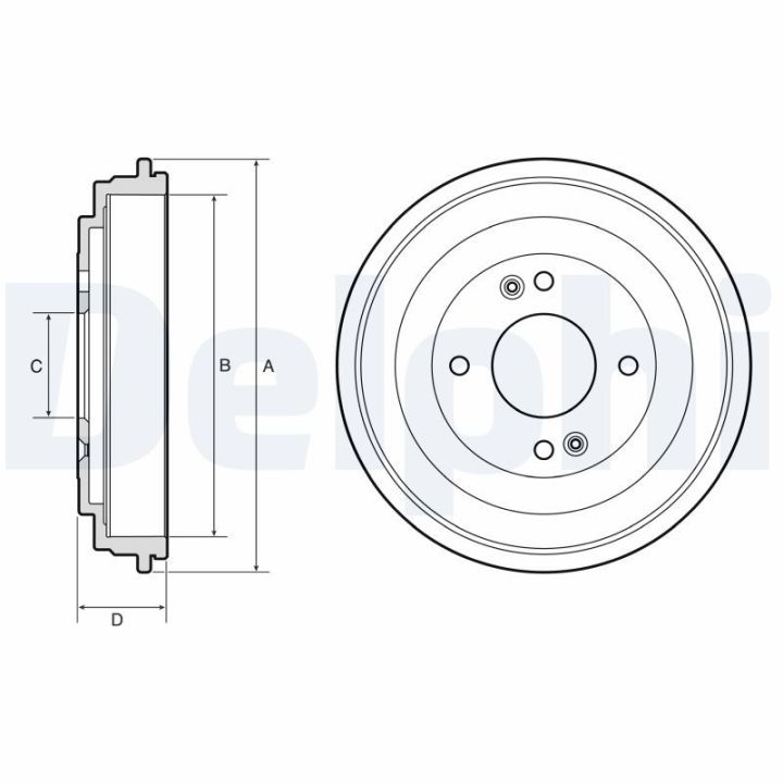 Stabdžių būgnas DELPHI BF665