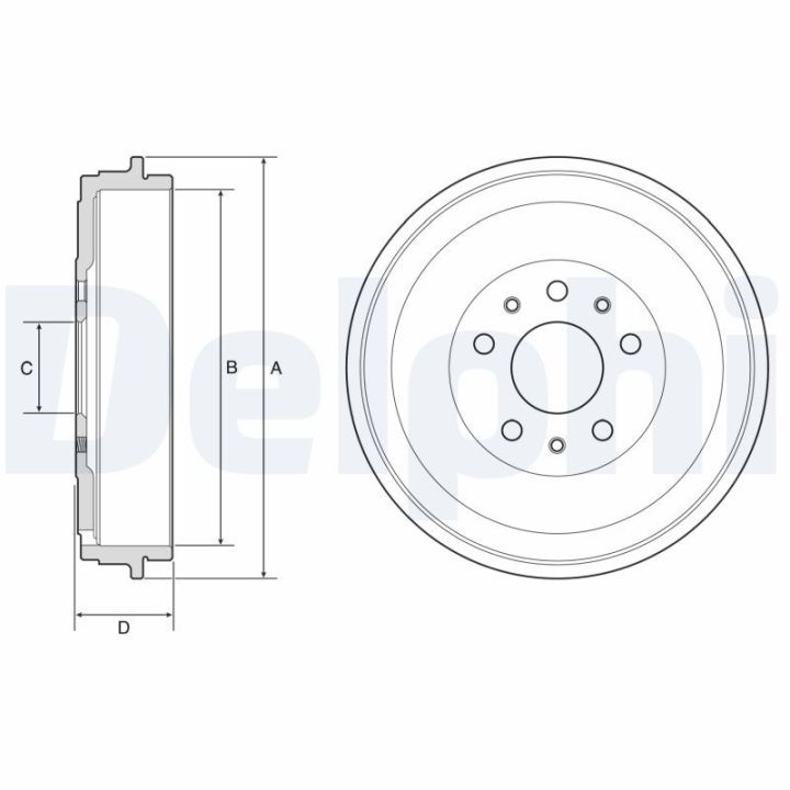 Stabdžių būgnas DELPHI BF767