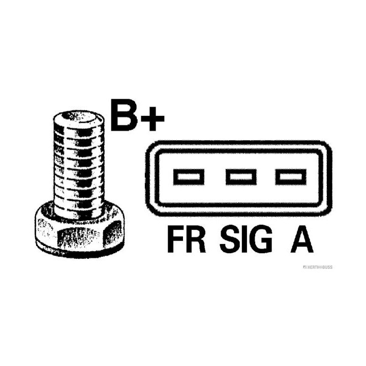 Kintamosios srovės generatorius HERTH+BUSS ELPARTS 32118730