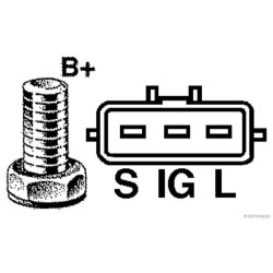 Kintamosios srovės generatorius HERTH+BUSS ELPARTS 32118850