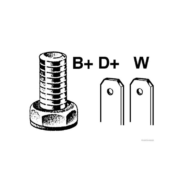 Kintamosios srovės generatorius HERTH+BUSS ELPARTS 32201695