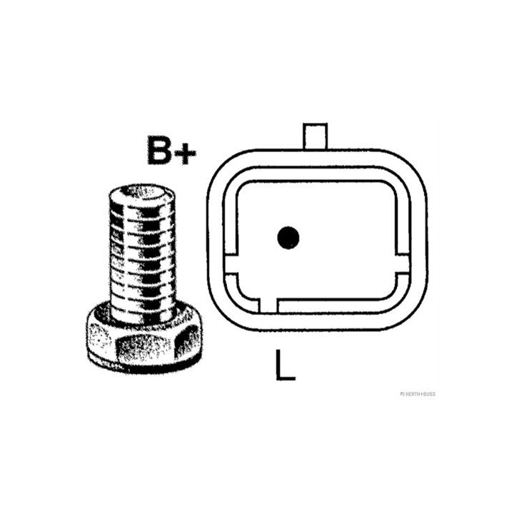 Kintamosios srovės generatorius HERTH+BUSS ELPARTS 32437321