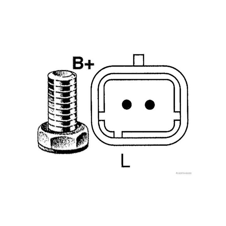 Kintamosios srovės generatorius HERTH+BUSS ELPARTS 32437437