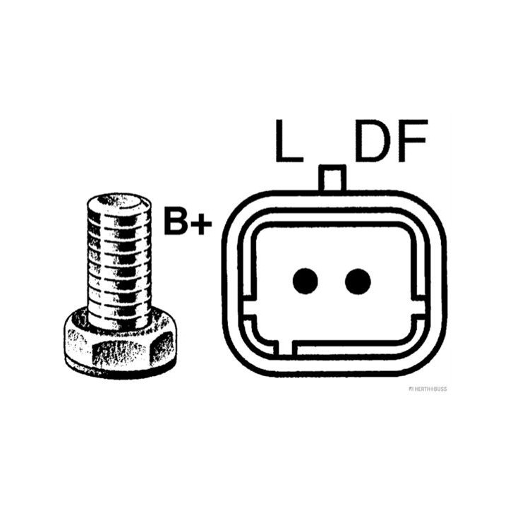 Kintamosios srovės generatorius HERTH+BUSS ELPARTS 32437439