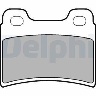 Stabdžių trinkelių rinkinys, diskinis stabdys DELPHI LP904