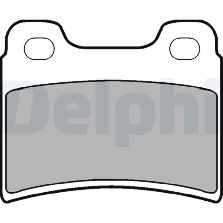 Stabdžių trinkelių rinkinys, diskinis stabdys DELPHI LP904