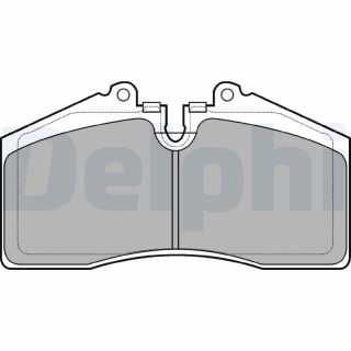 Stabdžių trinkelių rinkinys, diskinis stabdys DELPHI LP957